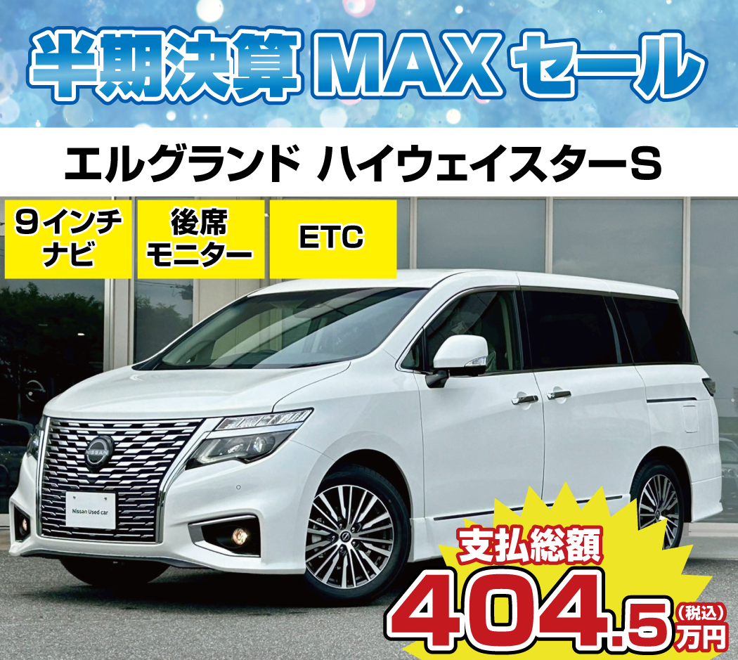 エルグランド ナビあり