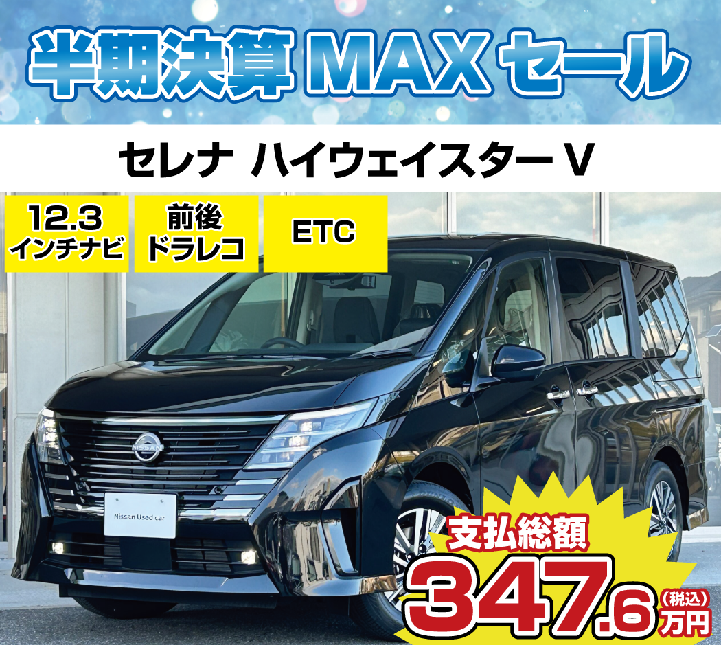 セレナ ナビあり